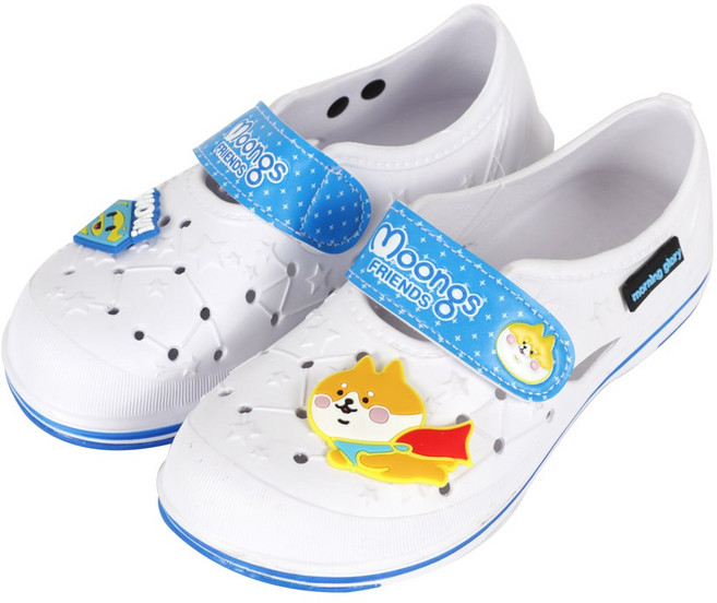 설래임 모닝글로리 만능화 초등학생 실내화 캐릭터 논슬립 EVA 벨크로 실내화