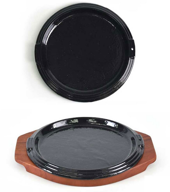 콘치즈 스테이크 철판 무쇠팬 주물팬 목판세트 31호dao7+5JPQ