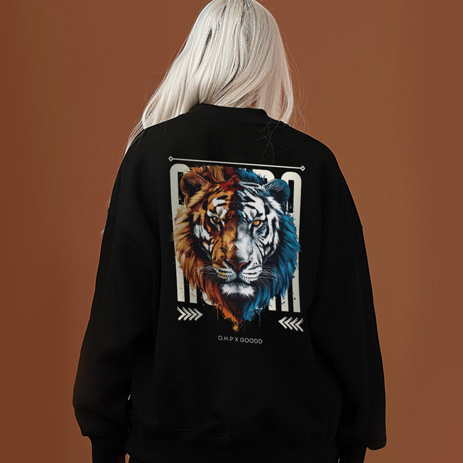 OHP 작품을 입는다 오버핏 헤비 맨투맨 Best 4