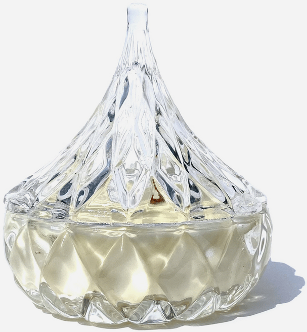 스노윅 별모양 우드심지 물방울 투명 소이캔들 280g, 동백꽃향, 1개