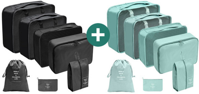 스토리원 1+1 여행용 파우치 세트 7종 휴대용 출장용 U-SSAC68