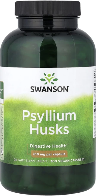 Swanson 차전자피 610mg 캡슐 300정, Swanson 차전자피 610mg 캡슐..., 1개 - 쿠팡