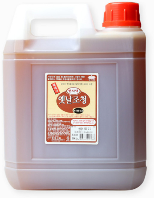 진사댁 재래식 옛날조청 8kg 찹쌀조청 찹쌀엿조청, 4개