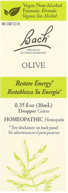 Bach 오리지널 꽃 레미디즈 올리브 10ml(0.35fl oz), Bach오리지널꽃레미디즈올리브10ml035floz, 1개, 10ml - 쿠팡