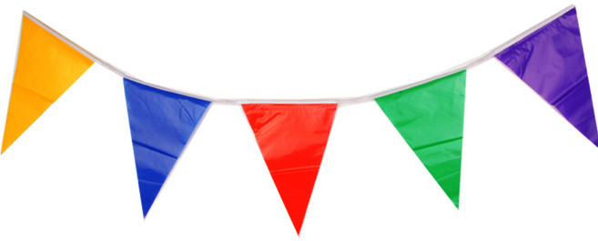 파티짱 비닐 무지개 가랜드 (10M), 5개, 비닐무지개가랜드(10M)