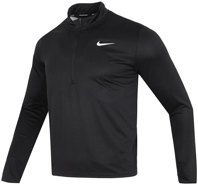 나이키 남성 DF 페이서 탑 HZ 스포츠 런닝 하프 지퍼 스탠드 카라 긴팔 티셔츠 FQ2495-010