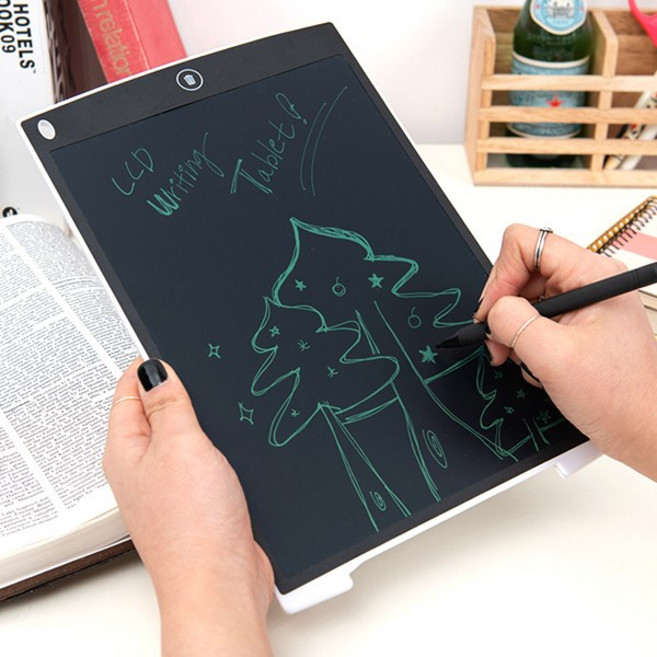 지넥스패드 LCD 전자 메모 패드 부기 그림 필기 보드 메모장 그림 그리는 패드 만능 스마트 스케치북 8.5인치 10인치 12인치, 화이트, 12인치 H12L