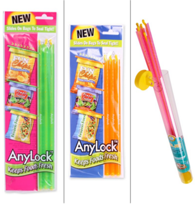 하이모리 애니락 봉 2호봉 3개입 밀봉도구 잠금봉, 1개, 없음