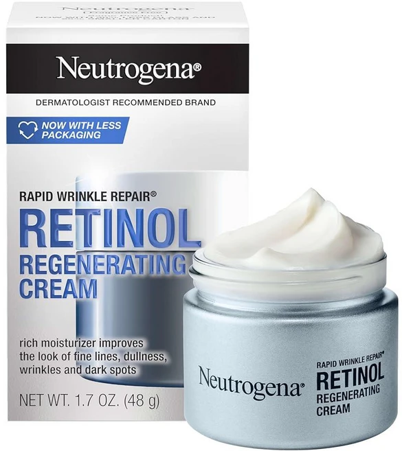뉴트로지나 래피드 링클 리페어 레티놀 리제너레이팅 크림 48g, 뉴트로지나 래피드 링클 리페어 레티놀 재생 크림 48g - 쿠팡