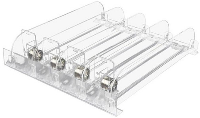 30cm 3칸 편의점 자동정리 디스펜서 진열대 캔트레이