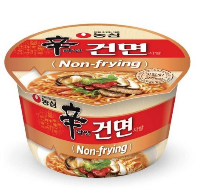 신라면 건면 사발 77g, 24개