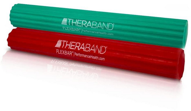 세라밴드 플렉스바 손목 강화 운동 레드 그린 2종 세트, 1개