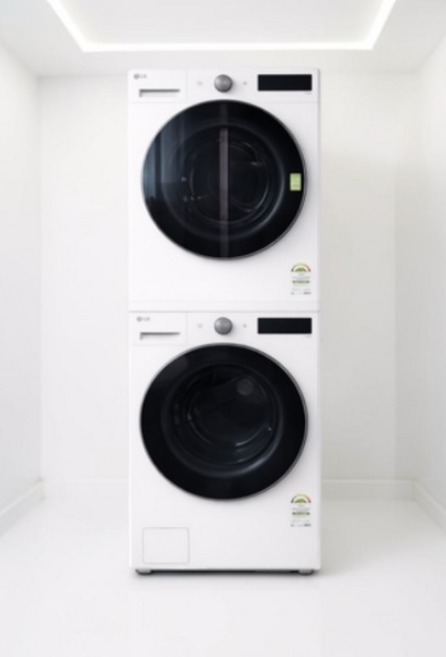 (1등급) LG 트롬 오브제컬렉션 드럼세탁기 + 건조기 세트 FG19WNR-8WN 19kg + 18kg 방문설치, 릴리화이트(세탁기) 릴리화이트(건조기), FG19WNR-8WN (19+18)