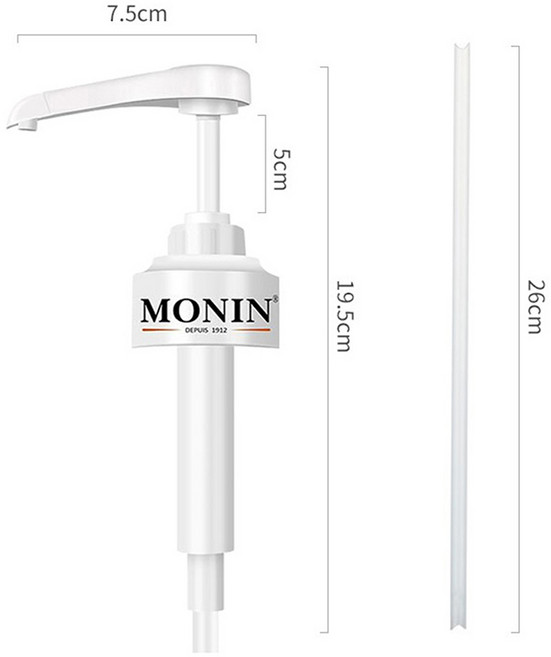 가글디스펜서 프로폴리스가글 구취제거제 커피 디펜서 시럽 펌프 모닌 블랙 액체 10ml 1 리터, WHITE, 1개