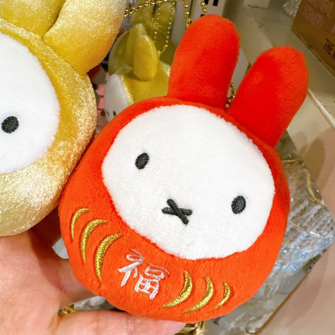 Miffy 達摩米飛兔吊飾, 紅色, 紅色