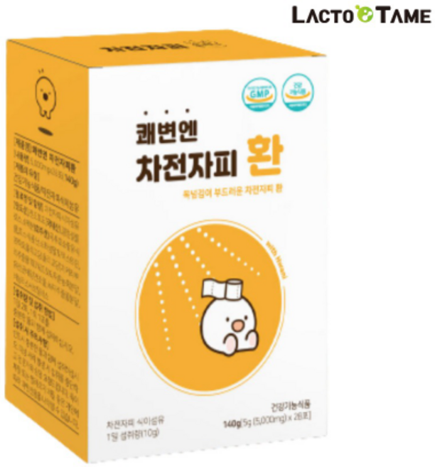락토테미 쾌변엔 차전자피 환 5000mg x 28포, 1개, 1g