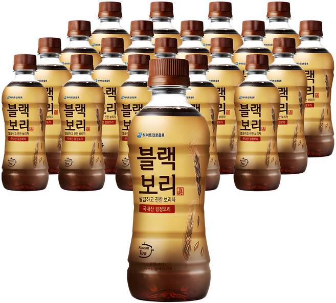 하이트진로 블랙보리 음료, 340ml, 20개