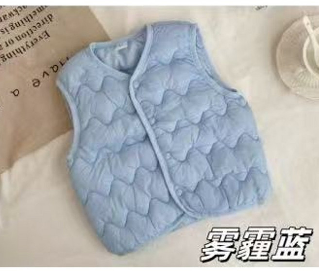 小不點兒 女童馬甲 保暖羽絨棉背心 兒童秋冬新款中小童坎肩 90-130碼