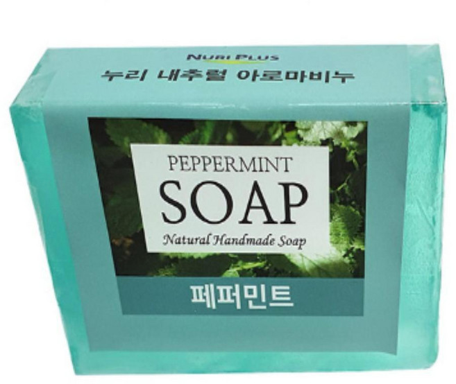핸드메이드 페퍼민트 비누 미용비누