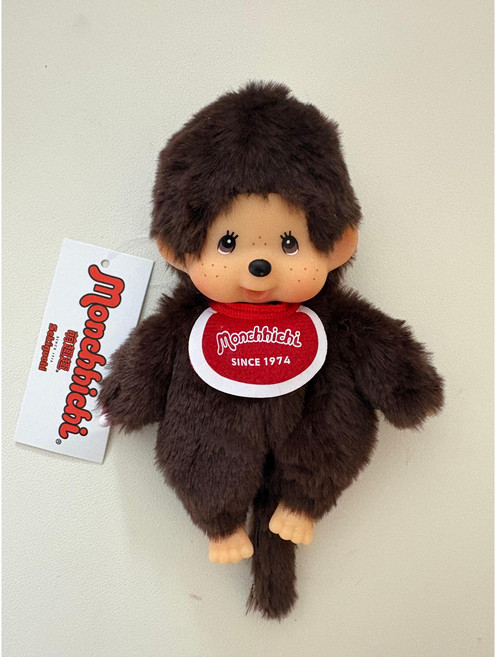 몬치치키링 인형 베이비 몬치치 커플키링 백꾸 백참 가방고리인형 원숭이 인형키링 몬치짱, 턱받이, 1개