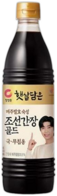 청정원 청정원 조선간장 한식요리 양념장 국간장 만능간장 국요리, 1개, 840ml