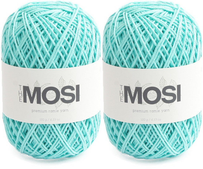 브랜드얀 더모시 뜨개실, 17 민트블루, 2개