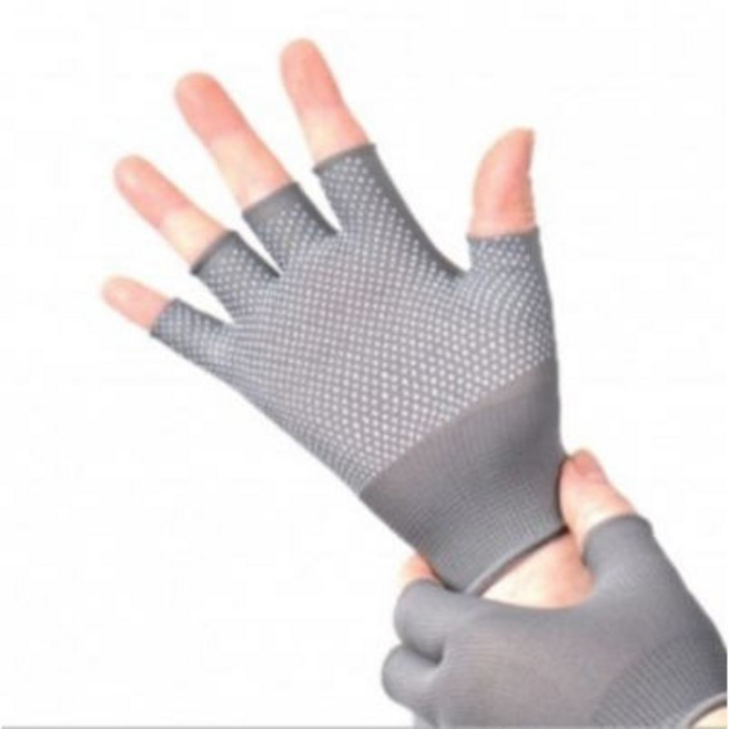 장갑 반장갑 손가락장갑 엠보싱장갑 스포츠장갑 운전장갑 낚시장갑 등산장갑 쿨장갑, 회색 반장갑, 1개