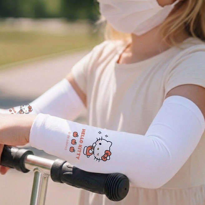 [2026신상] 코지24 산리오 헬로키티 쿨토시 아동 어린이 키즈 여름 냉감 팔토시 선물