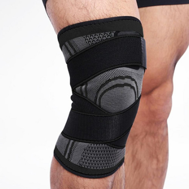 무릎보호대 블랙 M 노인 무릎아대 ang*305Vg, 본상품선택, 1