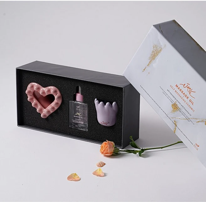 잔스 괄사 3종세트(핑크 하트 잔스 보라 튤립 잔스 30ml오일), 1세트, 1세트 - 쿠팡