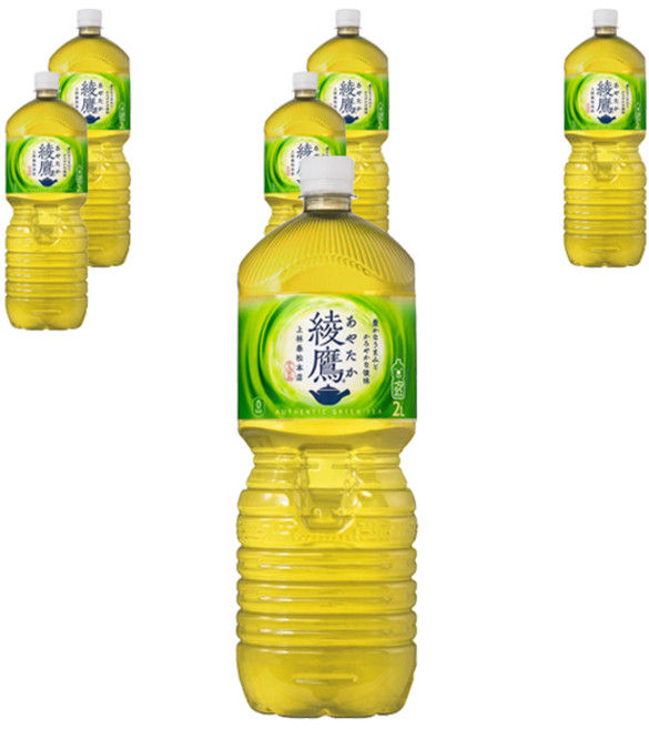 아야타카 녹차, 2L, 6개