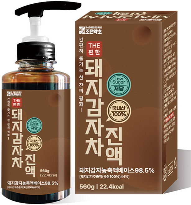 조은약초 더 편한 저당 돼지감자차 진액 560g, 단품