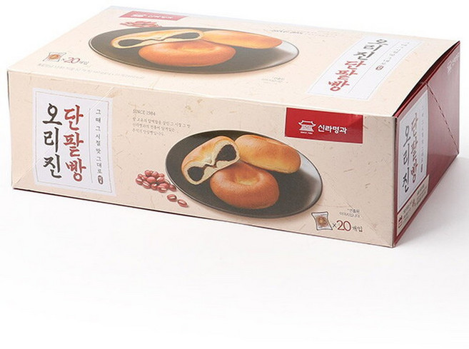 신라명과오리진 단팥빵 47g x 20개