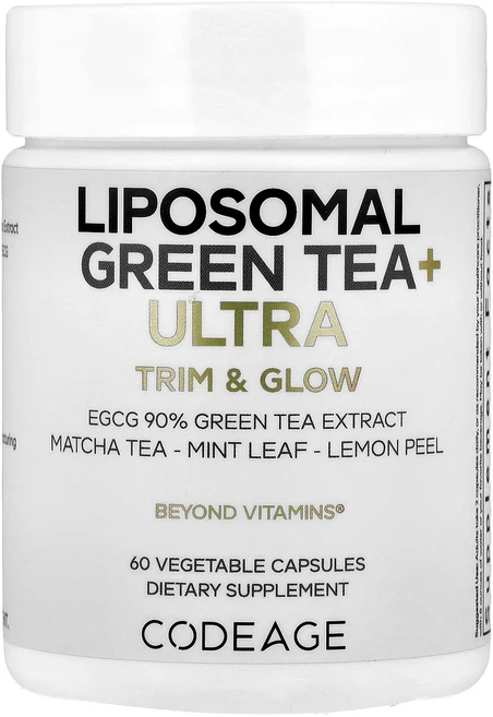 새해 첫좋은선물 Codeage 리포소말 녹차+ 울트라 트림 앤 글로우 베지 캡슐 60정 제대로 할인합니다, Codeage리포소말녹차울트라트림앤글로우베지캡슐60정, 1개 - 쿠팡