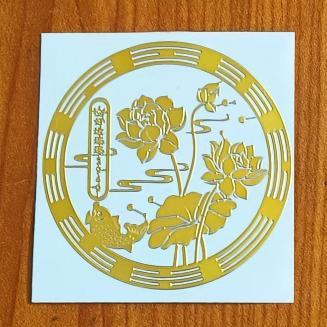 天官賜福 招財貼 4*6.4cm, z82荷花(好運連連)6cm,標準, 1個
