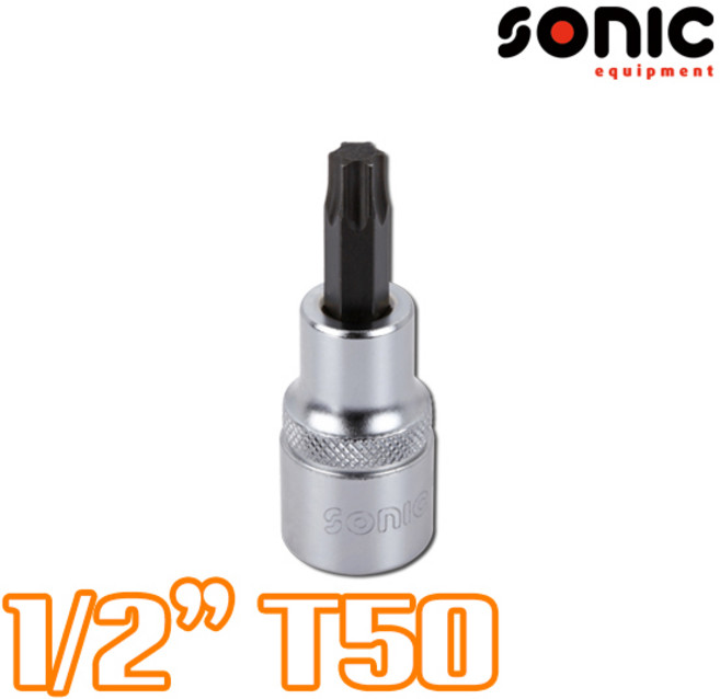 SONIC 소닉 1_2인치 톡스비트소켓 T50 별비트소켓 83606250, 1개
