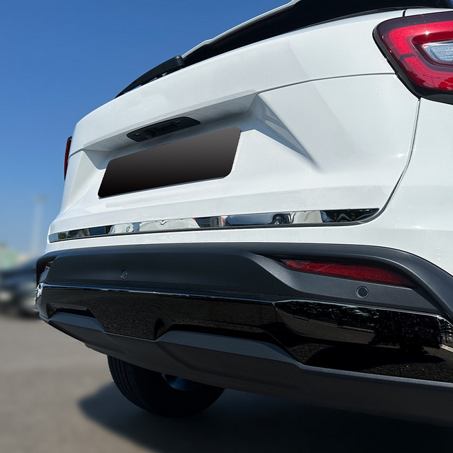 유투카 호환 트랙스 크로스오버 튜닝 용품 트렁크 가니쉬 크롬 몰딩 차량 기스방지, 기타