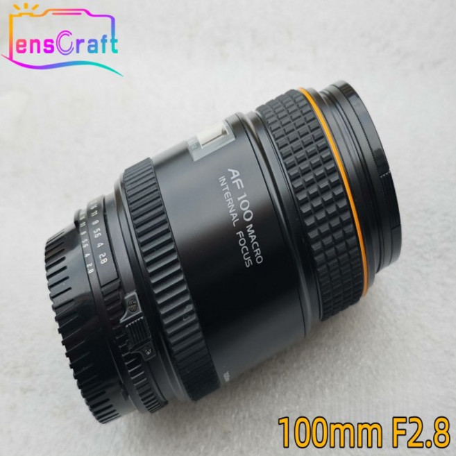 95% 새것과 같은 토키나 AF 100mm f/2.8 매크로 AT-X M100AF(IF) DSLR 렌즈 고정 초점 인물 사진용, 01 used, 01 니콘 F, 01 번들 15