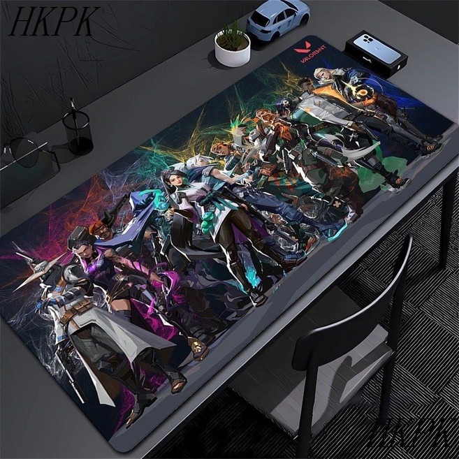 발로란트굿즈 발로란트 킬조이 요루 오멘 요원 피닉스 마우스패드 장패드 굿즈, 2, 300x700x2mm