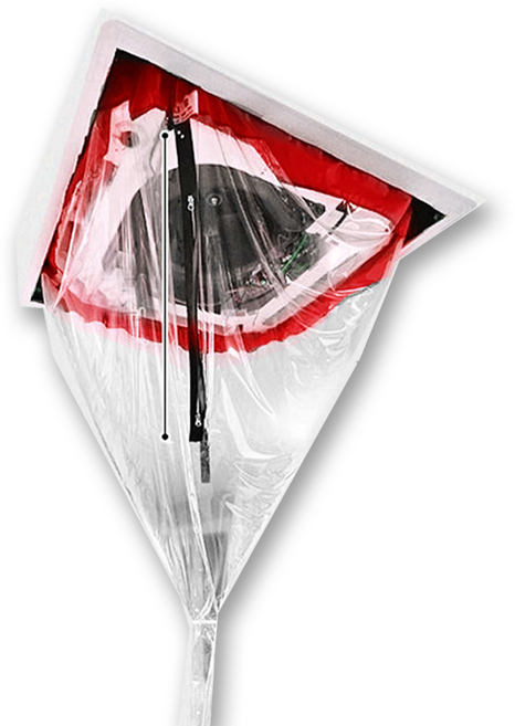 청명에코시스템 시스템 에어컨 세척 가대, 기본형 (지퍼2개), 1개, 레드