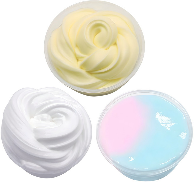 BUNNYLAND Artnism 奶油史萊姆 120ml x 3件組, 棉花糖 + 起司奶油 + 鮮奶油, 145g