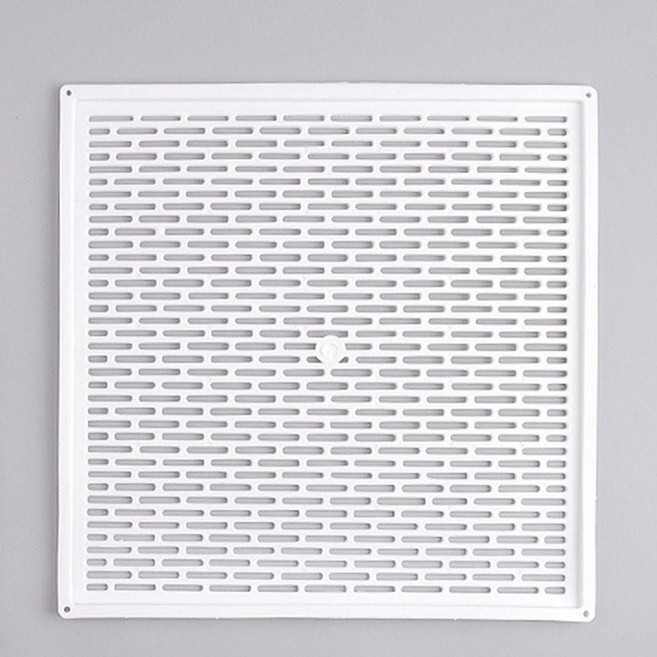 환기 통풍용 덮개 그릴 화이트 정사각 택 320x320mm cys4012wX, 단일, DIY 설치 키트