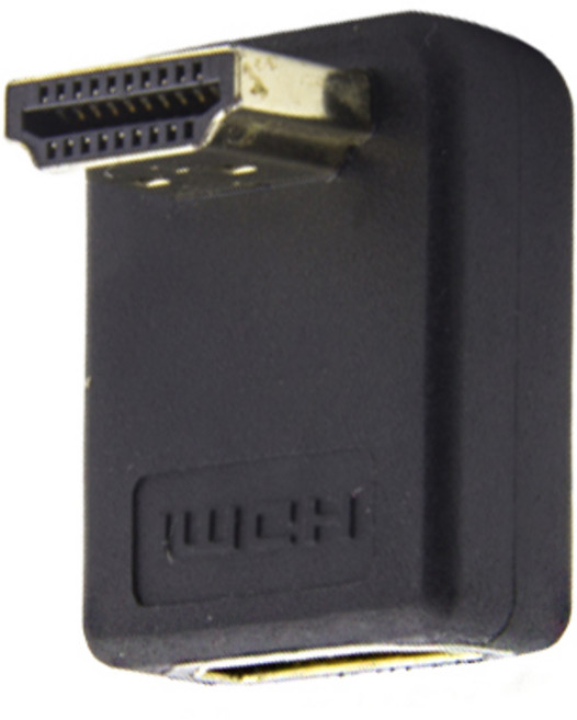 네츄럴파크 젠더/컨버터/케이블 HDMI DP MINI DVI VGA 영상 변환 정리 연장 해상도 화질 상향 듀얼, 13. 90도하향 HDMI 일체형, 1개