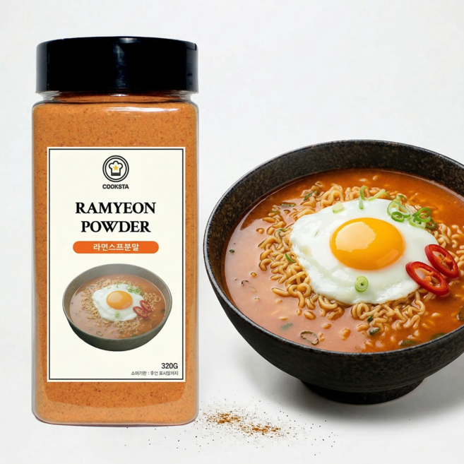 [쿡스타] 라면스프분말 - 국물 요리의 만능 감칠맛, 1개, 320g