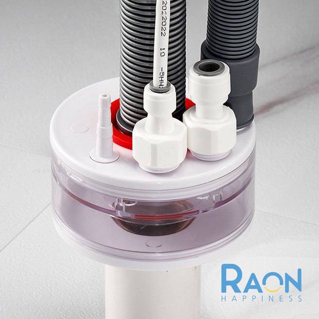 올인원 싱크대배수구트랩 호스연결, 1개