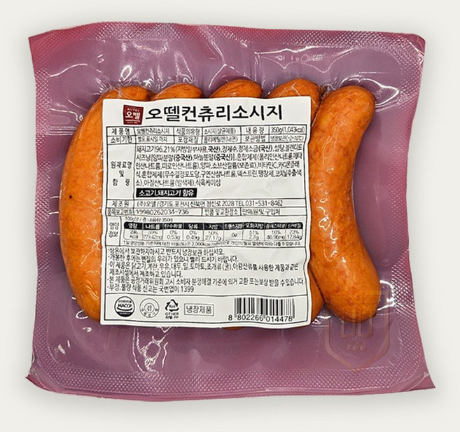 오뗄 컨츄리 소시지 350g, 1개