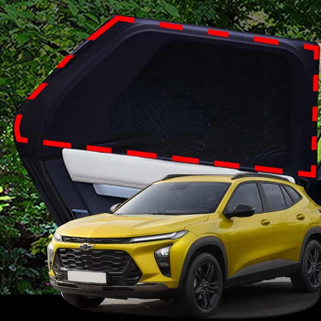 기어가 차박 모기장 방충망 트랙스 크로스오버, SUV/RV-2열(좌+우)+세차타월, 1개