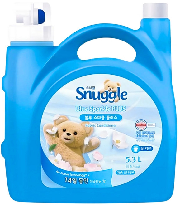 Snuggle 熊寶貝 超濃縮柔軟護衣精 清新皂香, 1個, 5.3L