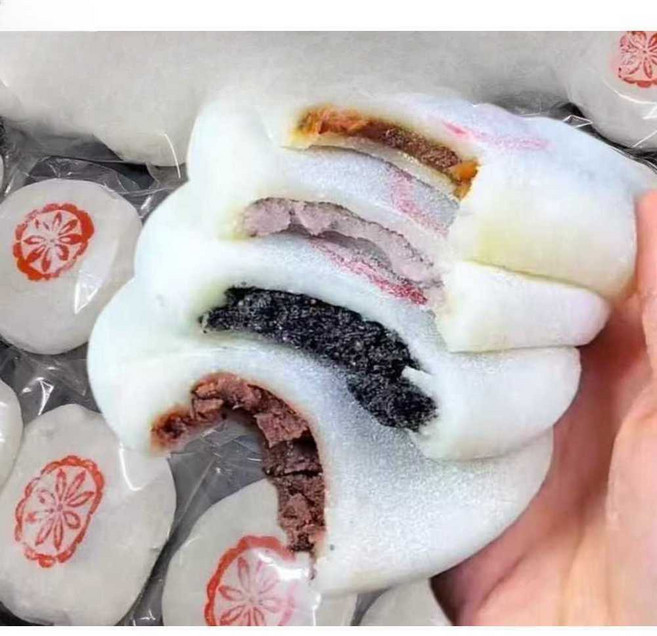 별빛미 상하이버터떡 부드러운 찹쌀떡 아침 간식 팥앙금 쌀 디저트 기념일선물 명절선물 답례품 수입과자, 2. 고구마맛20개입(약1000g)