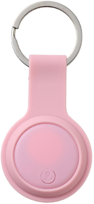 findmyTag 智能定位器 寵物追蹤器, 粉色 (平果專用), 1個